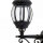 Elegante Außenlampe Schwarz 56 cm regengeschützt