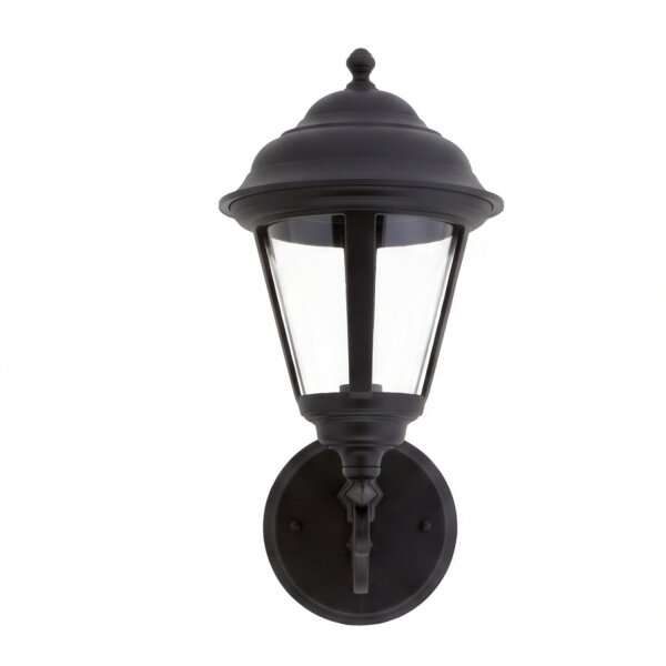 Schwarze Außenlampe antik Rustikal IP44 Aluminium