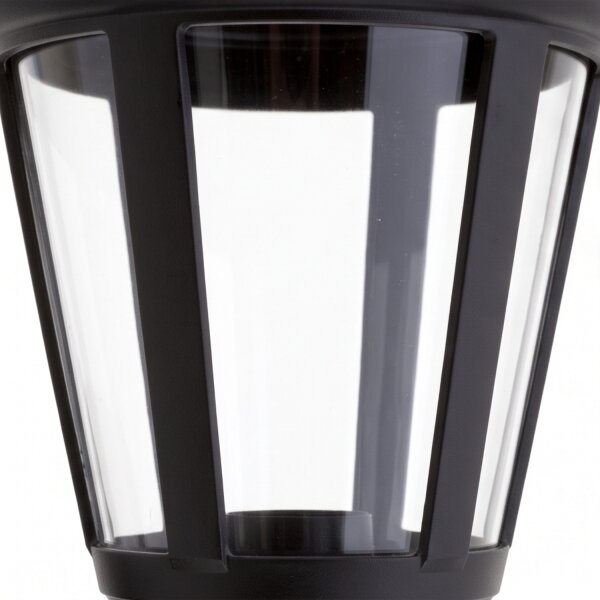 Schwarze Außenlampe antik Rustikal IP44 Aluminium