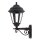 Schwarze Außenlampe antik Rustikal IP44 Aluminium
