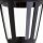 Schwarze Außenlampe antik Rustikal IP44 Aluminium
