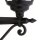 Schwarze Außenlampe antik Rustikal IP44 Aluminium