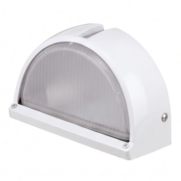 Wandlampe Außen Aluminium IP44 Maritim Weiß BILLAND