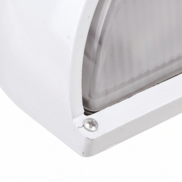 Wandlampe Außen Aluminium IP44 Maritim Weiß BILLAND