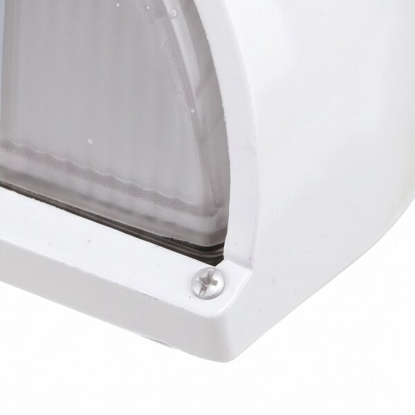 Wandlampe Außen Aluminium IP44 Maritim Weiß BILLAND