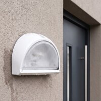 Applique extérieure aluminium IP44 Maritim Blanc...