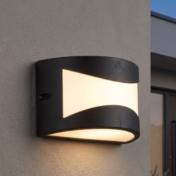 Applique Extérieur Noir Blanc IP44 polyvalent E27