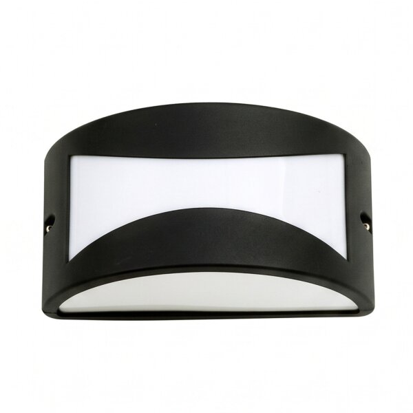 Applique Extérieur Noir Blanc IP44 polyvalent E27