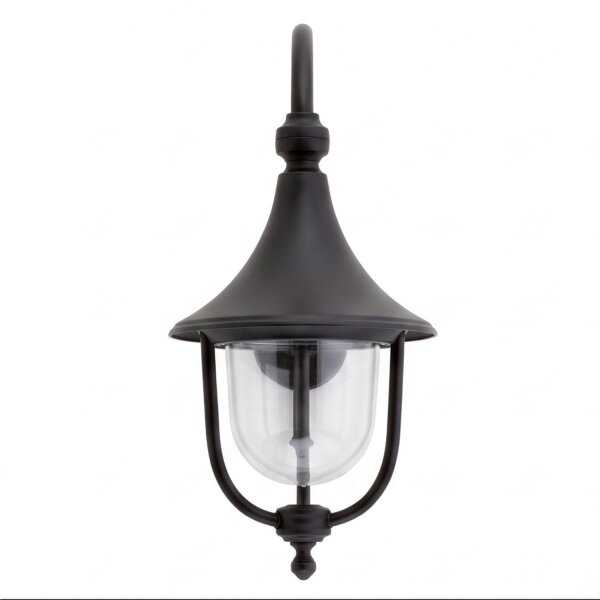 Lanterne murale décorative DIEDRE Noir Aluminium