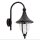 Lanterne murale décorative DIEDRE Noir Aluminium