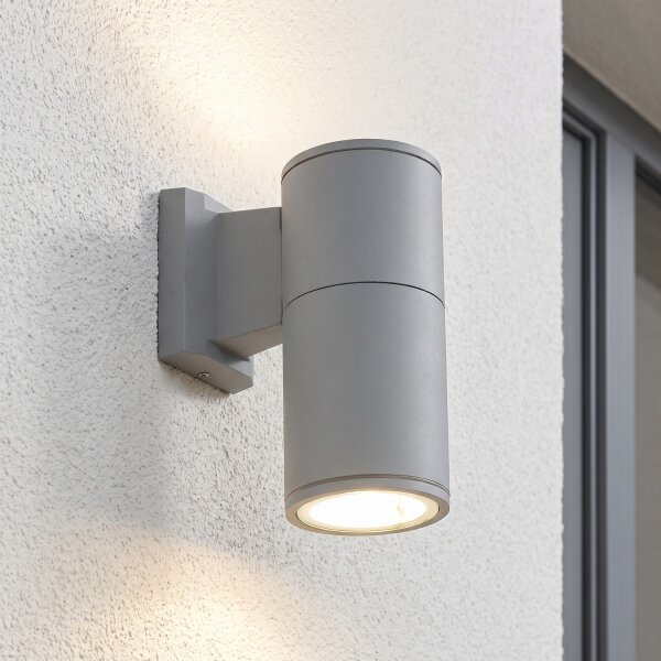 Applique extérieure IP54 Aluminium Gris E27 Moderne DURSENS