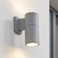Applique extérieure IP54 Aluminium Gris E27...