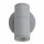 Applique extérieure IP54 Aluminium Gris E27 Moderne DURSENS