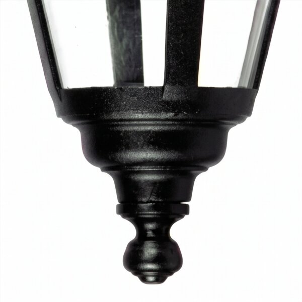Außen Wandlampe Schwarz Rustikal Aluminium IP44 ELEANOR