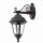 Rustikale Wandleuchte IP44 Aluminium Schwarz E27