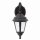 Rustikale Wandleuchte IP44 Aluminium Schwarz E27