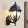 Applique murale rustique Extérieur Noir E27 IP44 Jardin Maison