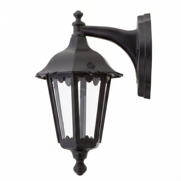 Applique murale Extérieur Aluminium IP44 Noir Rustique