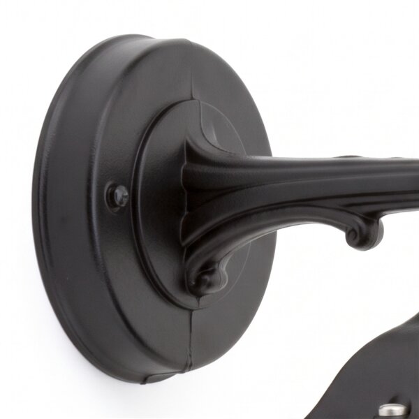 Lanterne dextérieur Mur Noir IP44 Aluminium Rustique
