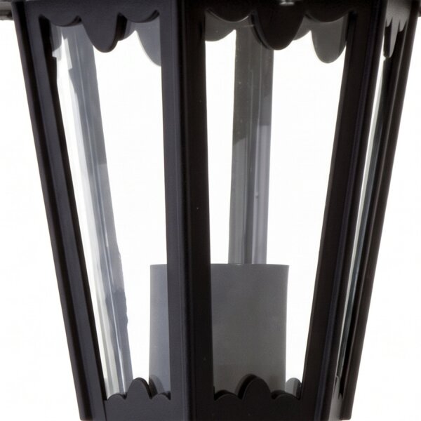 Applique murale rustique Extérieur Noir E27 IP44 Lampe dextérieur