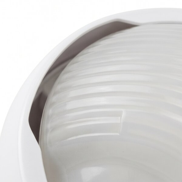 Applique blanche en aluminium IP44 Extérieur polyvalent