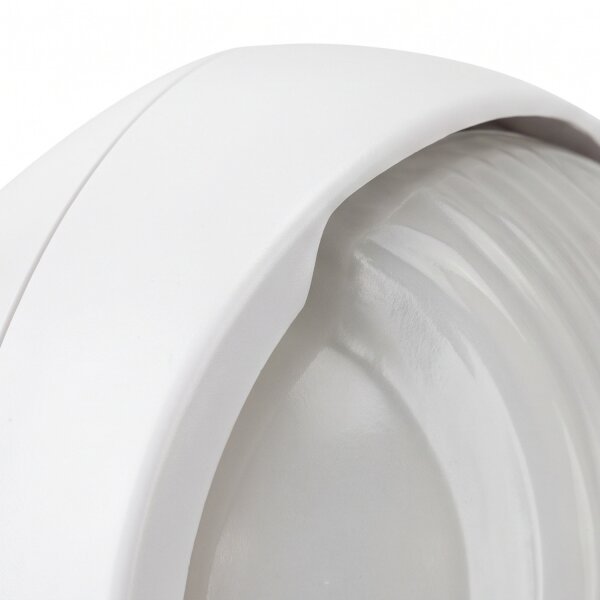 Applique blanche en aluminium IP44 Extérieur polyvalent
