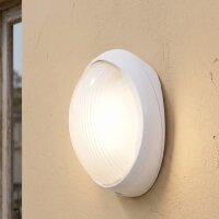 Applique blanche en aluminium IP44 Extérieur...