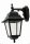 Schwarze Au&szlig;enleuchte Rustikal H:41cm Aluminium IP44