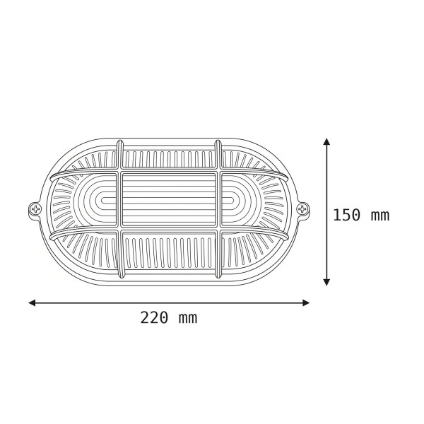 Außenleuchte Maritim B:22cm IP44 Bullauge Schwarz E27