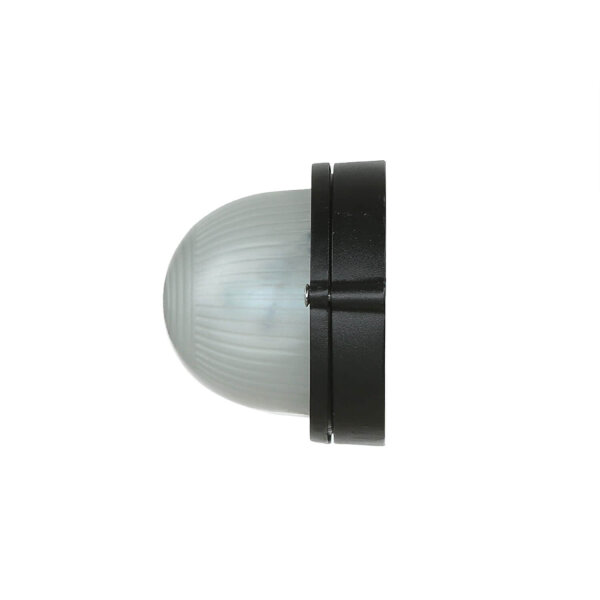 Maritime Außenwandleuchte IP44 B:21cm Schwarz Weiß E27