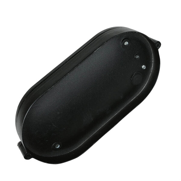 Maritime Außenwandleuchte IP44 B:21cm Schwarz Weiß E27
