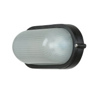 Maritime Außenwandleuchte IP44 B:21cm Schwarz...