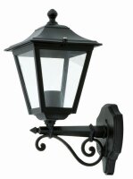 Lampe dextérieur noire antique Rustique IP44 E27...