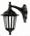Wandlampe Au&szlig;en Schwarz IP44 E27 Aluminium Rustikal