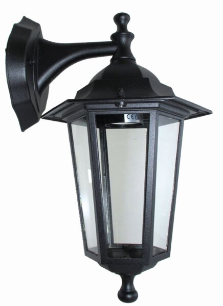 Applique extérieure Noir Rustique Aluminium IP44 E27