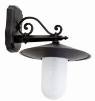 Elegante Außenleuchte IP44 Rustikal Schwarz Aluminium