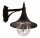 Au&szlig;en Wandlampe Schwarz Aluminium IP43 E27 Rustikal