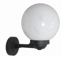 Elégante lampe murale extérieure Noir Blanc...