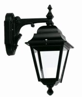 Applique extérieure IP44 Rustique Aluminium Noir E27