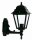 Schwarze Au&szlig;enlampe Rustikal IP44 E27 H:37cm Laterne