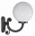 Lampe dext&eacute;rieur styl&eacute;e Noir Blanc Abat-jour sph&eacute;rique IP43