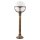 Lampe de jardin ALONNISOS laiton antique H:69cm