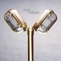 Lampadaire extérieur antique 2flmg en laiton...