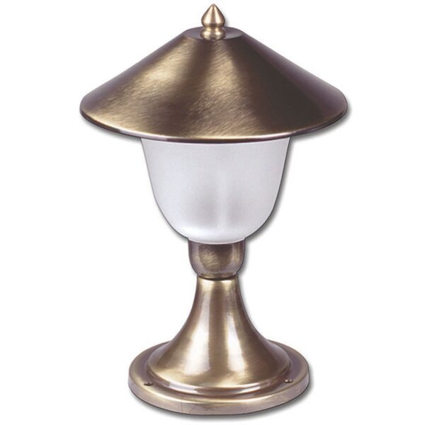 Wegeleuchte Garten Messing Glas H:29cm außen ANDROS