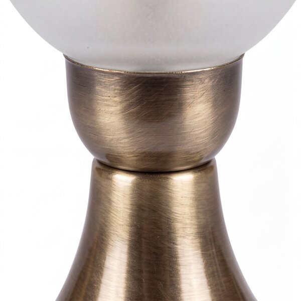 Wegeleuchte Garten Messing Glas H:29cm außen ANDROS
