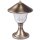 Wegeleuchte Garten Messing Glas H:29cm außen ANDROS