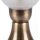 Wegeleuchte Garten Messing Glas H:29cm außen ANDROS
