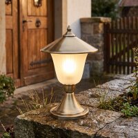 Gartenbeleuchtung aus Messing Glas rostfrei dekorativ