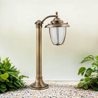 Eclairage de chemin de jardin en laiton verre inoxydable