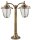Au&szlig;enlampe Stehend Messing Glas Maritim H:55cm